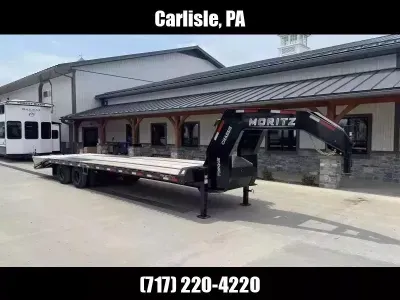 2026 Moritz International FDGH-DT-20+5-25 102x25' Gooseneck Deckover Trailer 25900# GVW