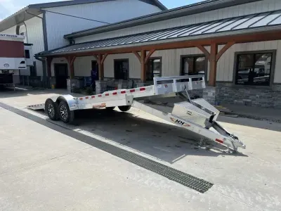 2026 H&H 7x24' 9990# GVW Aluminum Power Tilt Trailer H-EXA24-100-EF