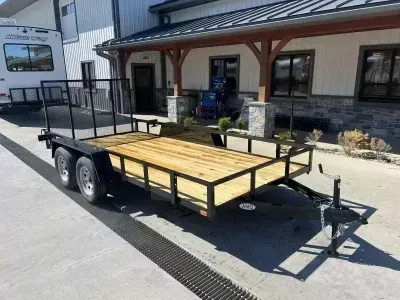 2027 AMO 6.5x14' Utility Landscape Trailer 7000# GVW AL14TBB