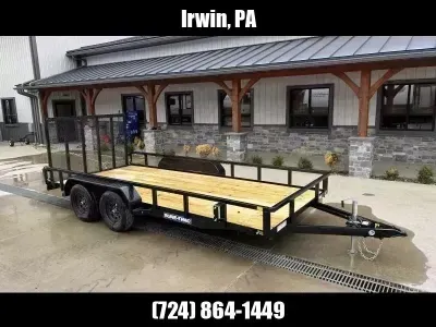 2027 Sure-Trac 7x16' Utility Landscape Trailer 7000# GVW ST-UTT8216-070