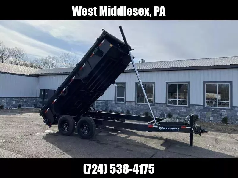 2026 Hillcrest Trailers 14000 GVW * TELE HOIST * I-BEAM FRAME * 7GA FLOOR * 14714SD