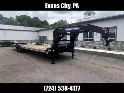 2026 Sure-Trac 102x28' Gooseneck Car Hauler 14000# GVW ST-ETX10228-140G-BES