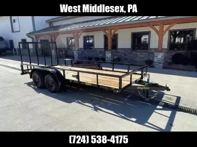 2026 Big Tex Trailers 60PI 6.5x14' Tube Top Landscape Utility Trailer 7000# GVW  60PI-14BK4RG2B