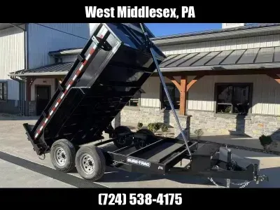 2026 Sure-Trac 7x12' Dump Trailer 12000# GVW ST-HTDU8212-120