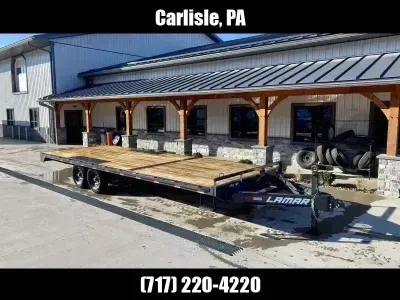2026 Lamar Trailers 102x24' Deckover Trailer 14000# GVW F8022427-STRAIGHT