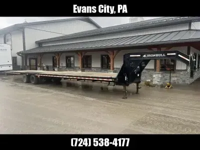 2022 Iron Bull 102x40' Gooseneck Deckover Trailer 22000# GVW  FLG0240102