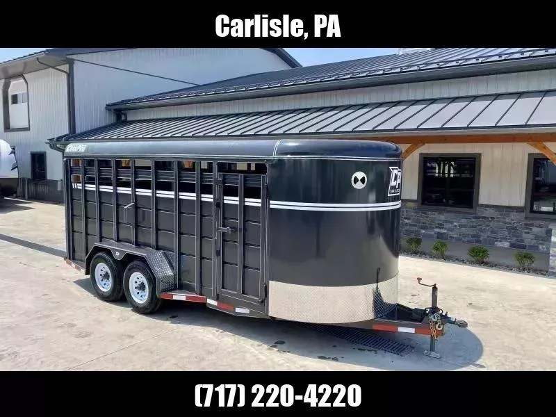 2026 CornPro 7x18' Livestock Trailer 12000# GVW SB18-7H
