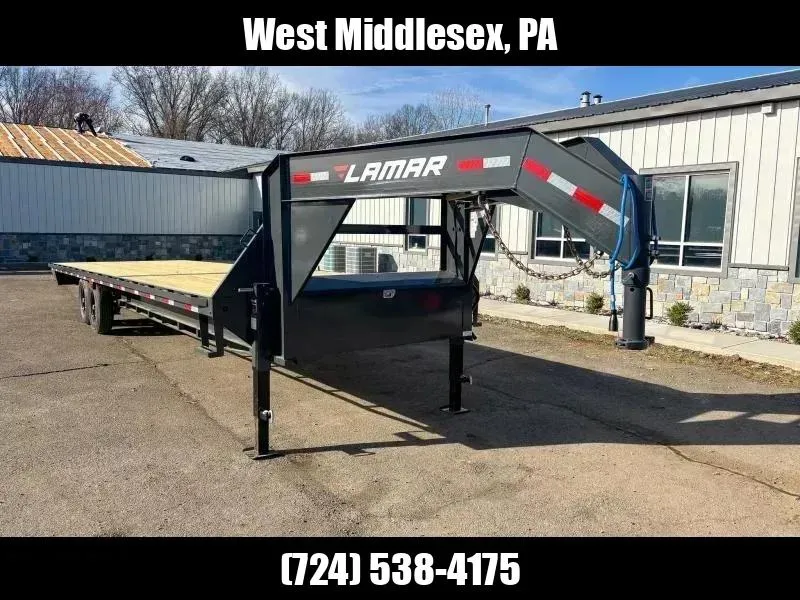 2026 Lamar Trailers 102x30' Gooseneck Deckover Trailer 14000# GVW GFS023027