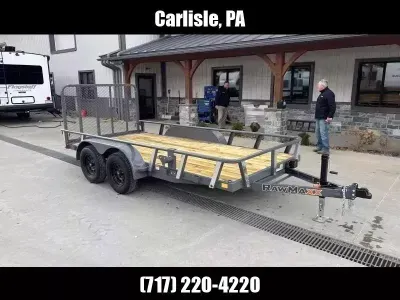 2026 RawMaxx 77x14' Utility Trailer 7000# GVW  UTX1477BP7K