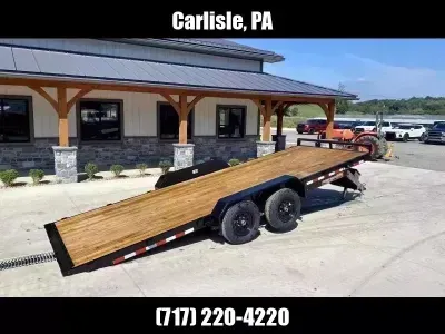 2026 H&H 7x20' Power Tilt Car Hauler Trailer 9990# GVW H-EX20-100