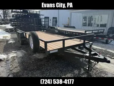 2021 Sure-Trac 7x20' Tandem Axle Utility Landscape Trailer 7000# GVW