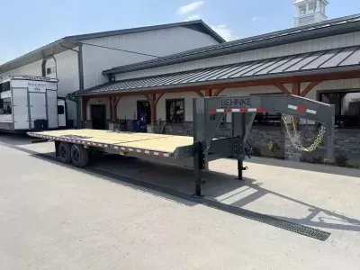 2026 Behnke 102x24' 20000# GVW HD Gravity Tilt Deckover Trailer GDFB8X24TGN-XL-20E