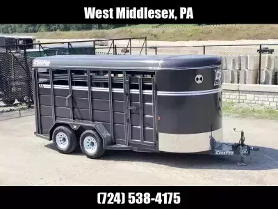 2025 CornPro 16' 9990# GVW Livestock Trailer SB16-7S-10K