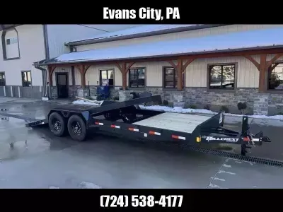 2027 Hillcrest Trailers 7x20' Gravity Tilt Equipment Trailer 14000# GVW 14164SPT