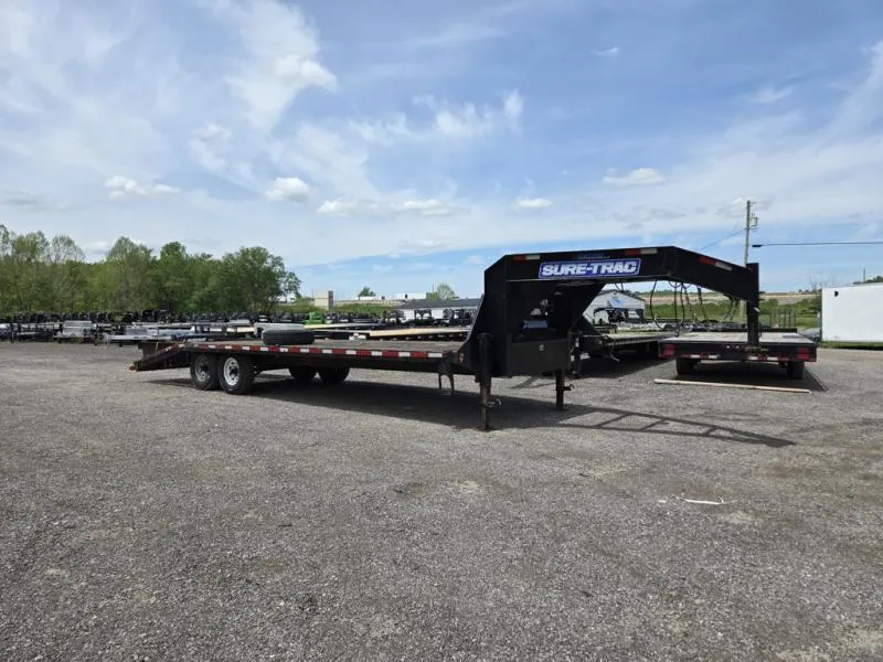 2019 Sure-Trac 102x25' 15000 GVW GN Deckover Trailer ST-HDO10225-150G