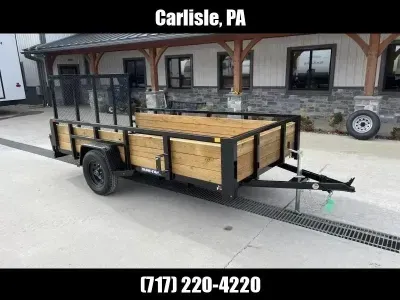 2026 Sure-Trac 6x12' High Side Utility Landscape Trailer 2990# GVW ST-UTW7212-030