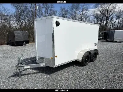 2026 E-Z Hauler 6x12' Enclosed Cargo Trailer 2990# GVW EZEC6X12-XLT-P-BARN