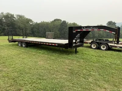 2023 Quality Trailers 102x28' Pro Series Gooseneck Beavertail Deckover 17000# GVW