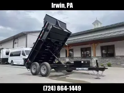 2027 Sure-Trac 6x10' Dump Trailer 9900# GVW ST-RDU7210-100