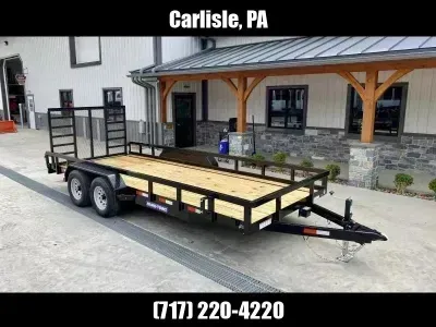 2026 Sure-Trac 7x22' HD Utility Landscape Trailer 9900# GVW ST-UTT8222-100