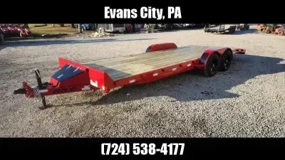 2026 Rice Trailers 7x20' Car Hauler Trailer 9990# GVW FMCMR8220