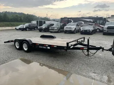 2015 Sure-trac Trailers 7x18 9990 GVW * SLIDE IN RAMPS * D-RINGS *