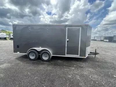 2025 Quality Cargo 7x18' Tandem Axle Enclosed Cargo Trailer 9990# GVW QC7x18TA-5200