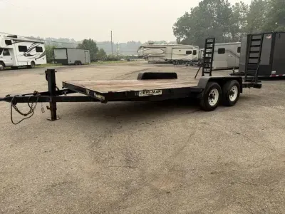 2018 Bri-Mar 7x18' Equipment Trailer 9990# GVW