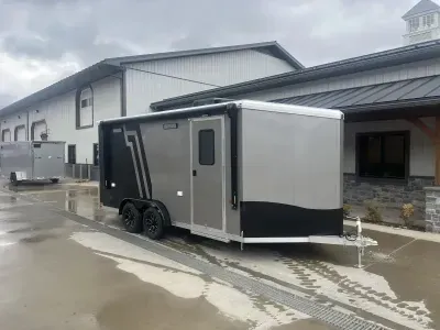 2026 NEO Trailers 7.5x16' NAMR Aluminum Enclosed Powersports Trailer 7000# GVW NAM1675TR80A-TOY