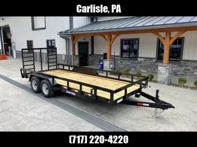 2026 Sure-Trac 7x16' HD Utility Landscape Trailer 9900# GVW ST-UTT8216-100