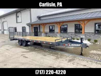 2027 Lamar Trailers 102x24' Beavertail Deckover Trailer 14000# GVW F8022427-DELUXE