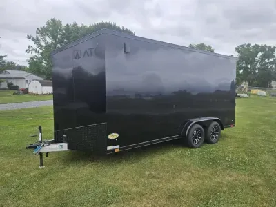 2026 ATC 7.5 x 14 Black Out with Cabinets