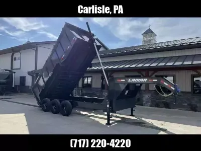 2026 Lamar Trailers 7x16' 21000# GVW Dump Trailer GDT831637-HS4