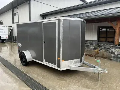 2026 E-Z Hauler 6x12' 2990 GVW * BARN DOORS * RAMPS *  EZEC6X12-XLT-P