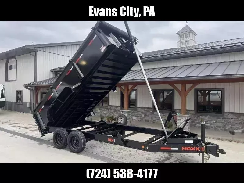 2026 MAXX-D 3' HIGH SIDES * TELE HOIST * I-BEAM FRAME * HYDRAULIC JACK * 7GA FLOOR DTX8316-16