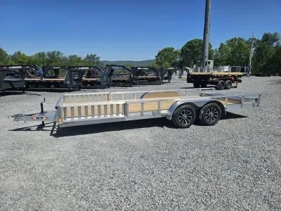 2026 H&H 7x20' Aluminum Tandem Axle Utility Trailer 7000# GVW H-RSVA8220-070