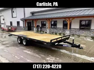 2026 Sure-Trac Sure Trac 102x20' 9900# GVW Deckover Flatbed Trailer ST-TDOF10220-100