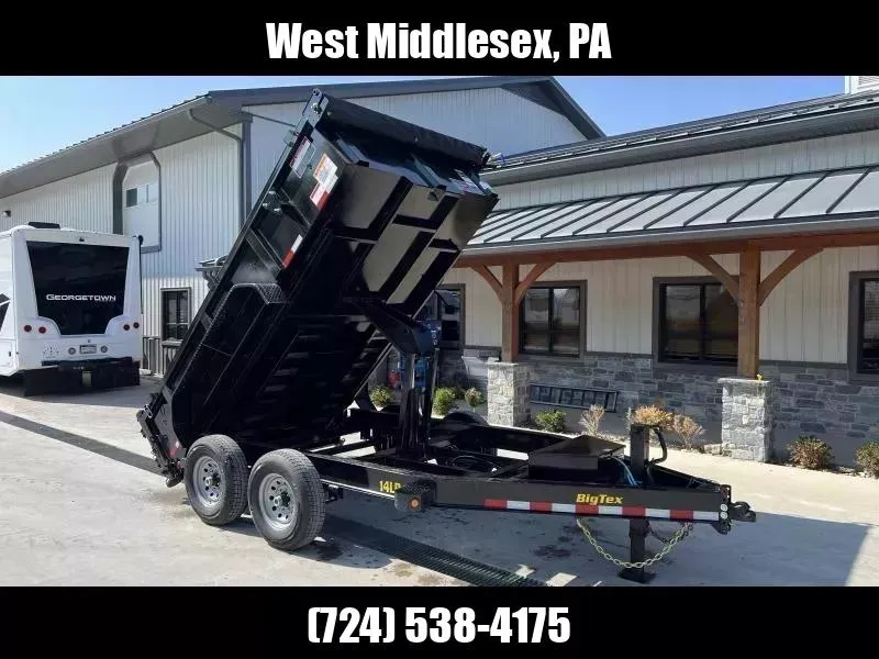 2026 Big Tex Trailers * SCISSOR HOIST * 8" I-BEAM FRAME * 14LP-12BK6SIRPD