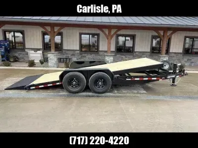 2026 Sure-Trac 7x18' Gravity Tilt Equipment Trailer 14000# GVW ST-TBE8218-140