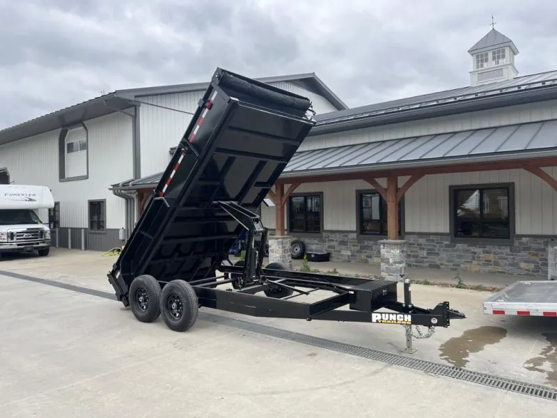 2026 Punch Trailers 7x14' 14000 GVW * SCISSOR HOIST * 10GA FLOOR * W ...