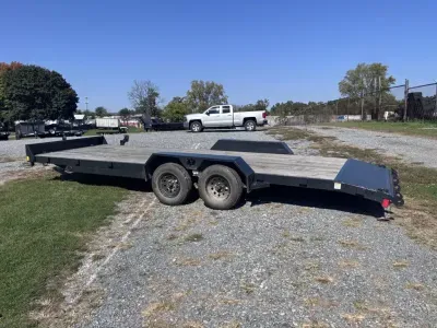 2025 Hillcrest Trailers 7x22' Car Hauler Trailer 7000 GVW 7202SC2B