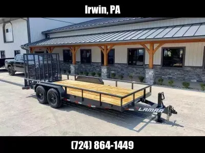 2027 Lamar Trailers 7x18' HD Utility Landscape Trailer 9990# GVW U5831825