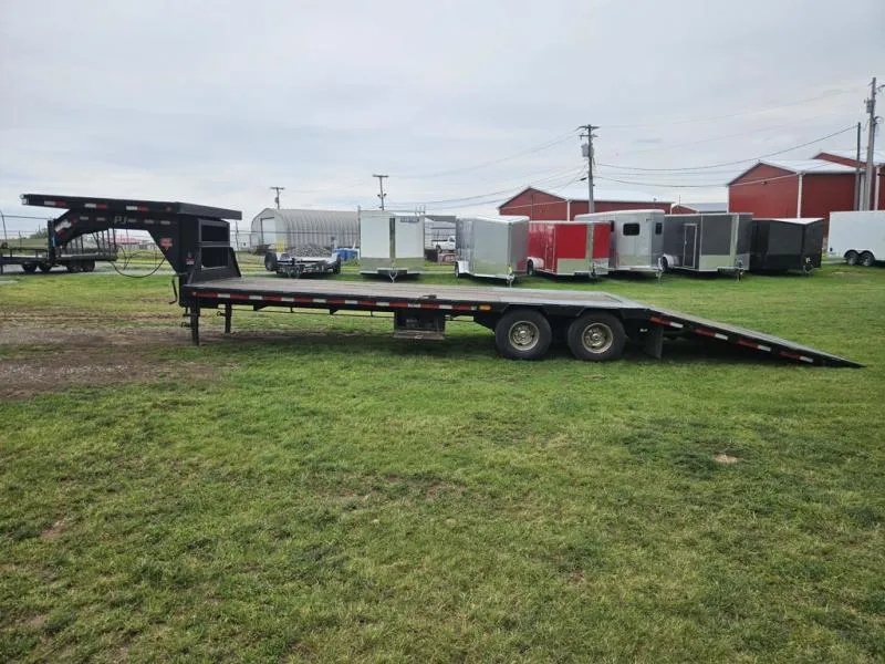 2014 PJ Trailers 102 x 22 + 10 Hydraulic Dove 25K