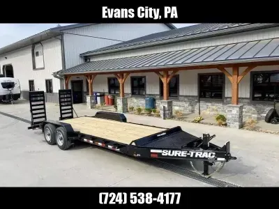 2026 Sure-Trac 7x22' 17600# GVW Equipment Trailer ST-BIT8222-176