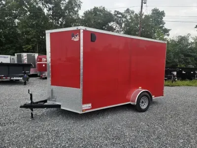 2026 Quality Cargo 7x12' Single Axle Enclosed Cargo Trailer 3500# GVW QC7x12SA-3500-UTV