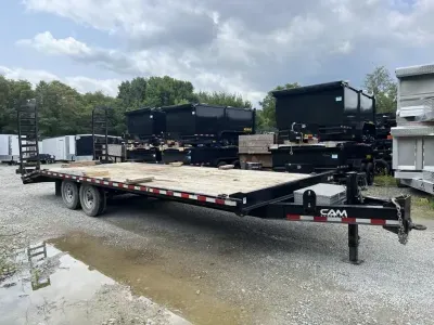 2021 CAM Superline 102x24' Beavertail Deckover Trailer 16100# GVW