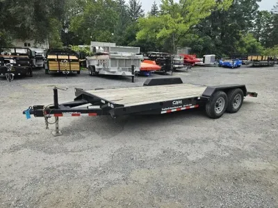 2018 CAM Superline 7x18 Wood Deck 4' dove tail