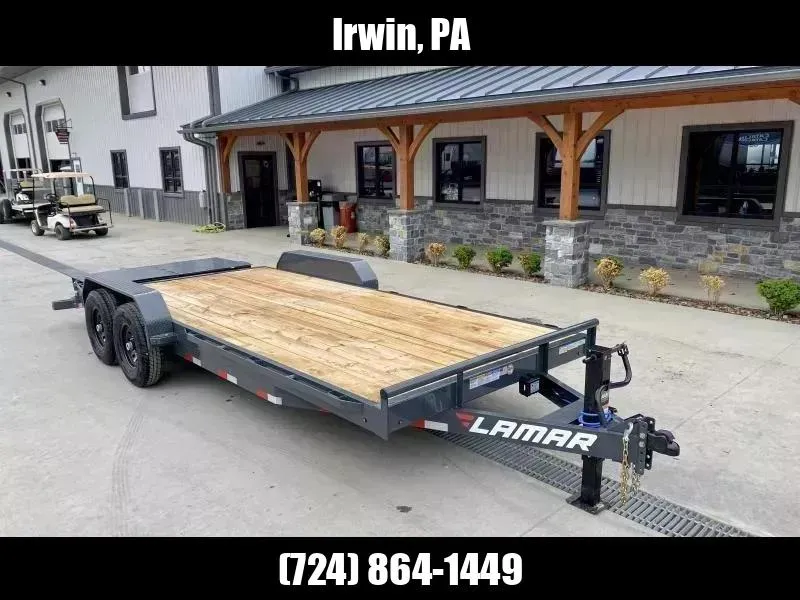 2026 Lamar Trailers 7x22' Equipment Trailer 14000# GVW H6832227-RHINO