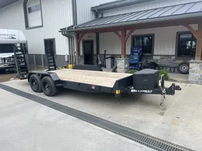 2026 Hillcrest Trailers 7x18 9990 GVW * STAND UP RAMPS *