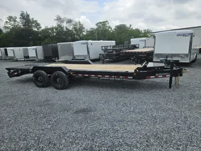 2026 Iron Bull 7x24' I-Beam HD Equipment Trailer 22000# GVW EHB8324102-FWR